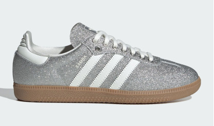 The adidas Samba Kicks Up Two Sandy Metallic Styles For Women